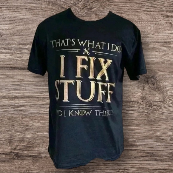 ✅Men’s “I FIX STUFF” T  shirt - Picture 2 of 13
